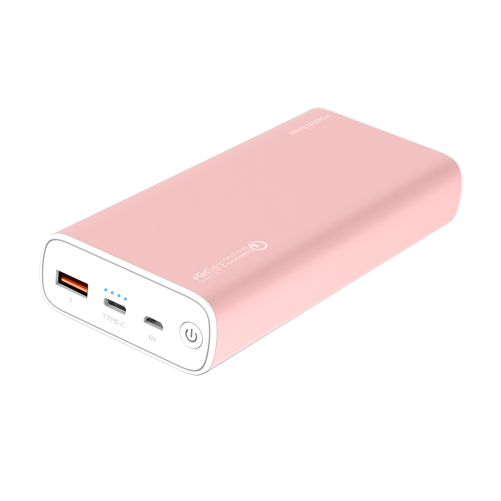 New 18W QC3.0 Power Bank 20000mah Fast Charging USB Type-C portable mobile charger 