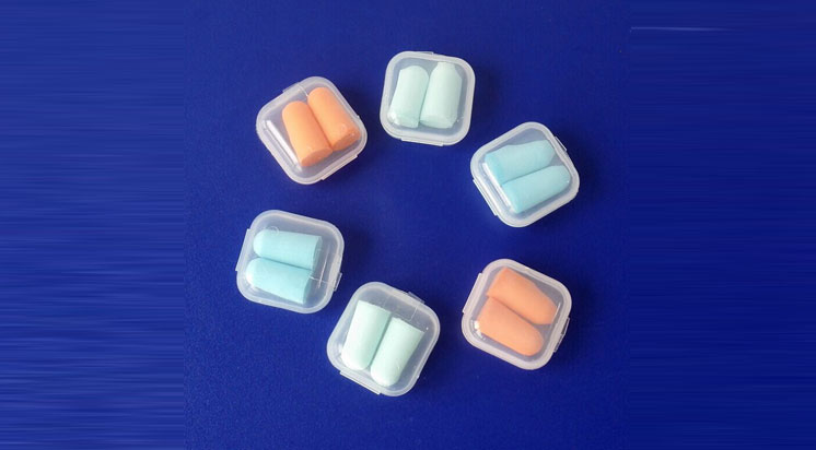 Airline Colorful Pu Foam Disposable Ear Plugs For Noise