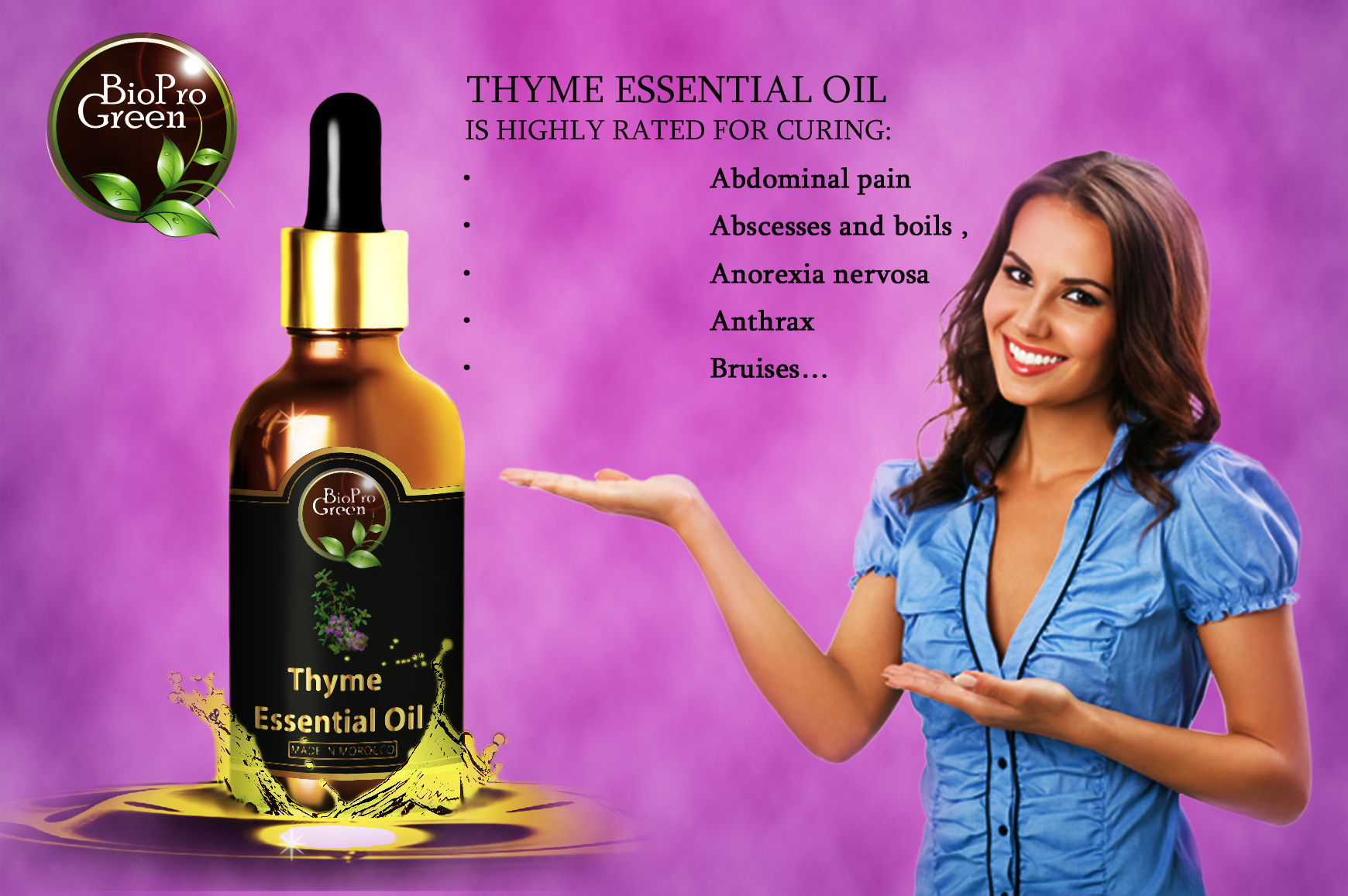 thyme essential oil Natural Pure 