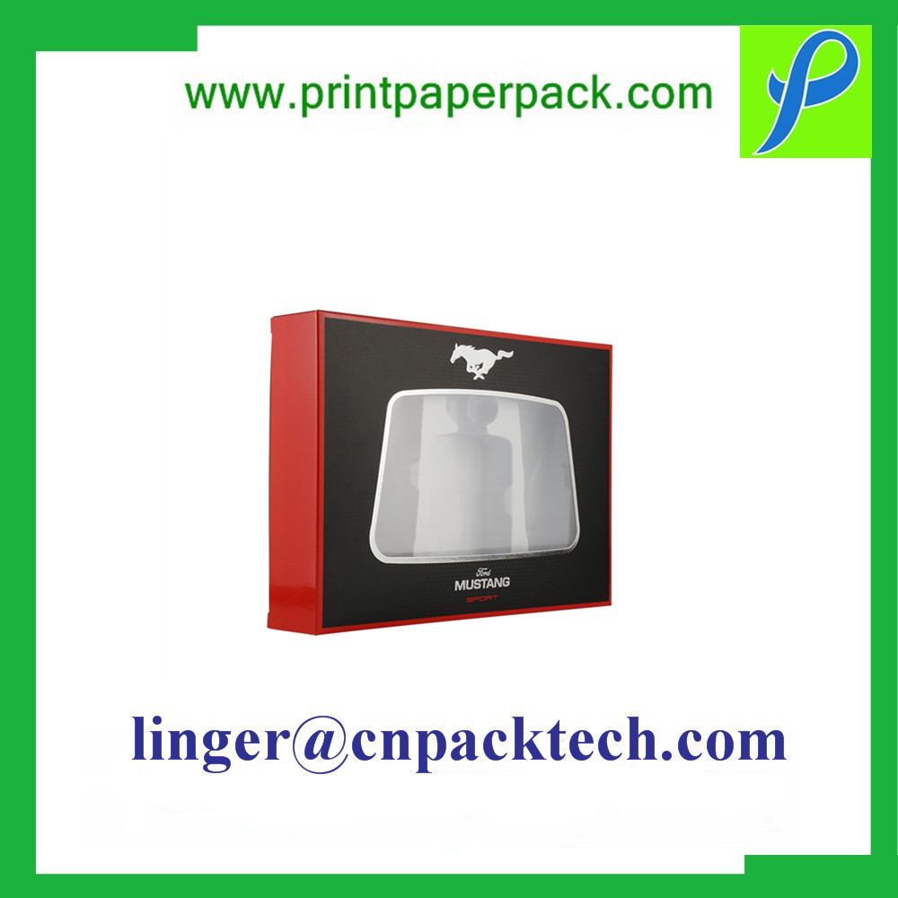 Bespoke Display Perfume Paper Box with PVC/Pet White Insert