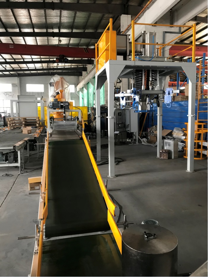 Полностью автоматическая линия упаковки и паллетирования Полностью автоматическая упаковочная линия для Wuxi HY Machinery Co., Ltd. Automatic Packing Palletizing Line