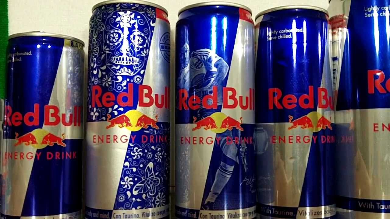  energy drinks  available 