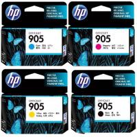 4 Pack Genuine HP 905 Ink Cartridge Set (1BK,1C,1M,1Y) T6M01AA T6L89AA T6L93AA T6L97AA