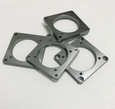 Plate aluminum milling component for vision systems