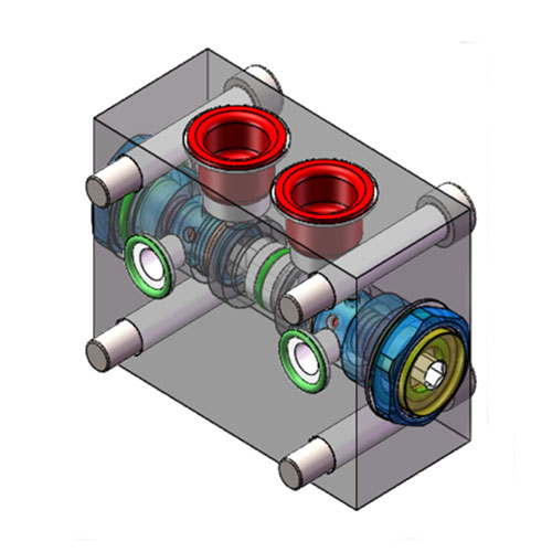 Гидравлический клапан AAK для обеспечения точности внутренней дыры, без вибрации и шума, впечатляет канадского клиента