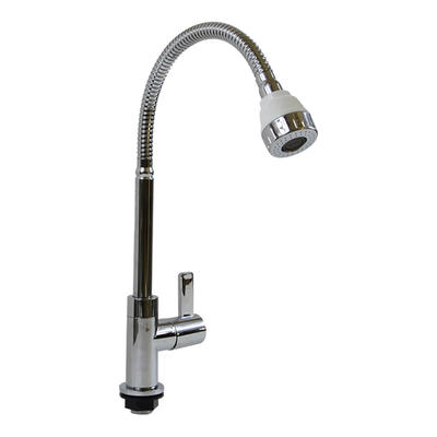 Best price low pressure water ridge polished in wall kitchen faucet