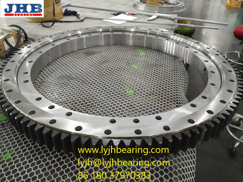 Turntable bearing 71769/850Y four point contact ball slewing bearing  1120x850x85mm