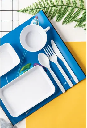 100% Biodegradable PLA Tableware For Inflight Catering