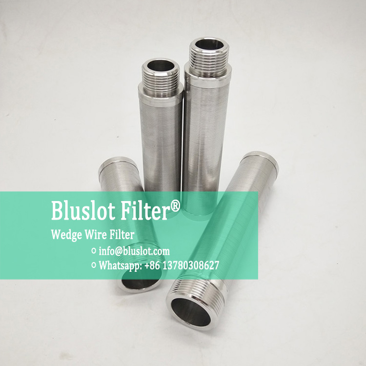 Wedge wire filter nozzle - bluslot filter