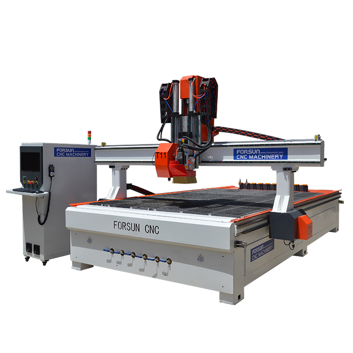 ATC CNC Oscillating Knife Cutting Router Machine with CCD Camera