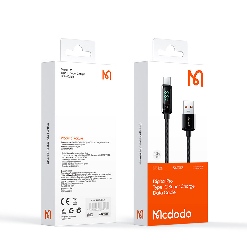 Mcdodo USB C Cable