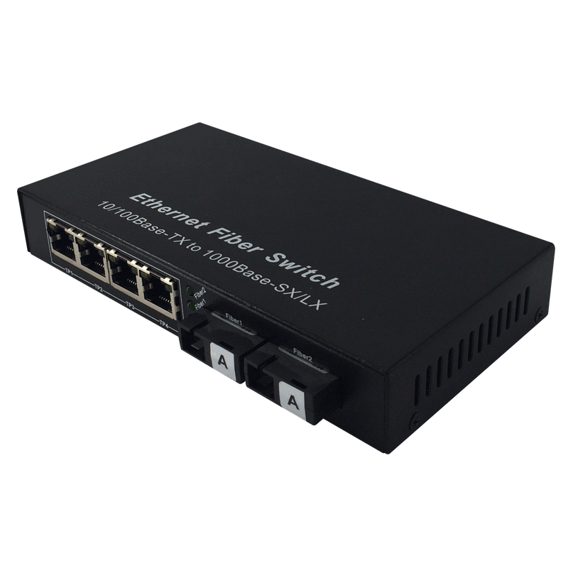  10/100/1000Mbps Unmanaged PoE switch 2G4FEP