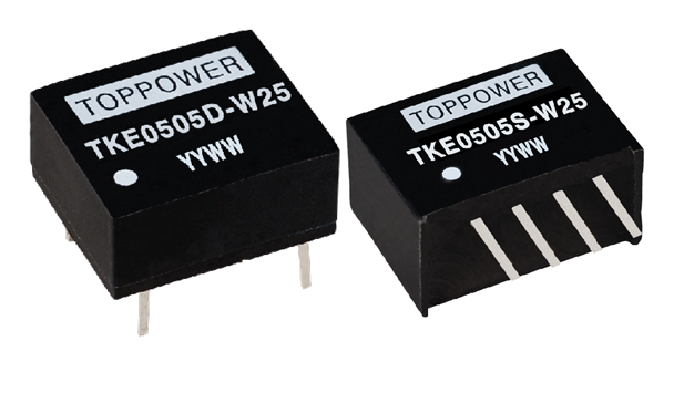 0.25W 1.5KVDC and 3KVDC Isolated Miniature Single Output DC/DC Converters