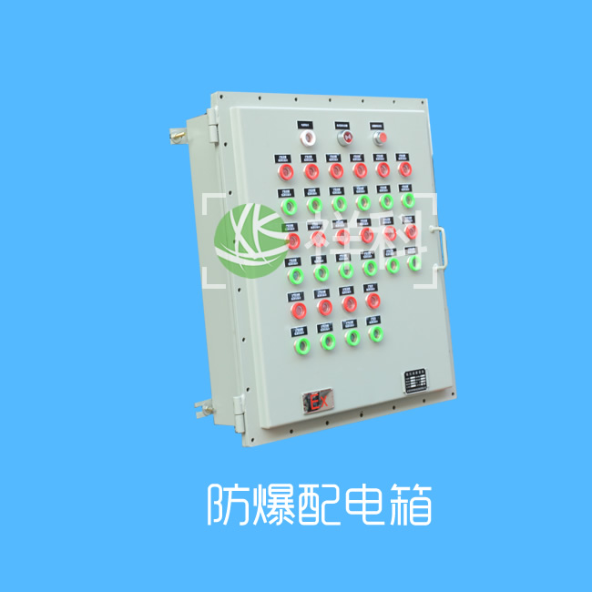 Explosion-proof distribution cabinet.