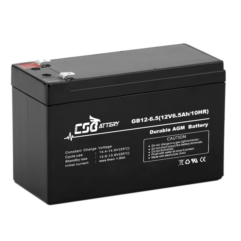 Csbattery 12V6.5ah Mf AGM Battery for Emergency-Light/Alarm/UPS/Solar/Golf-Car/Telecom/Inverter