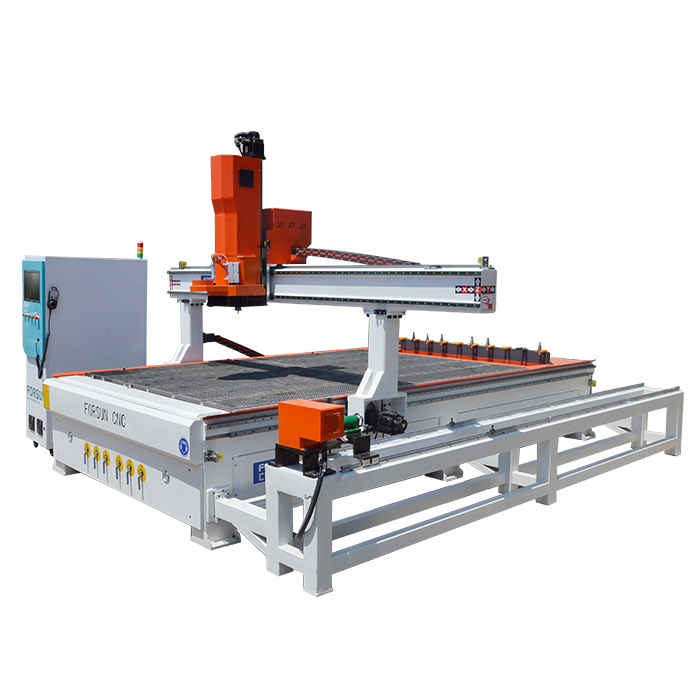 ATC CNC Wood Router Machine with C Axis and Duo Aggregate