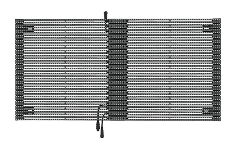 Zebra Programmable LED Curtain