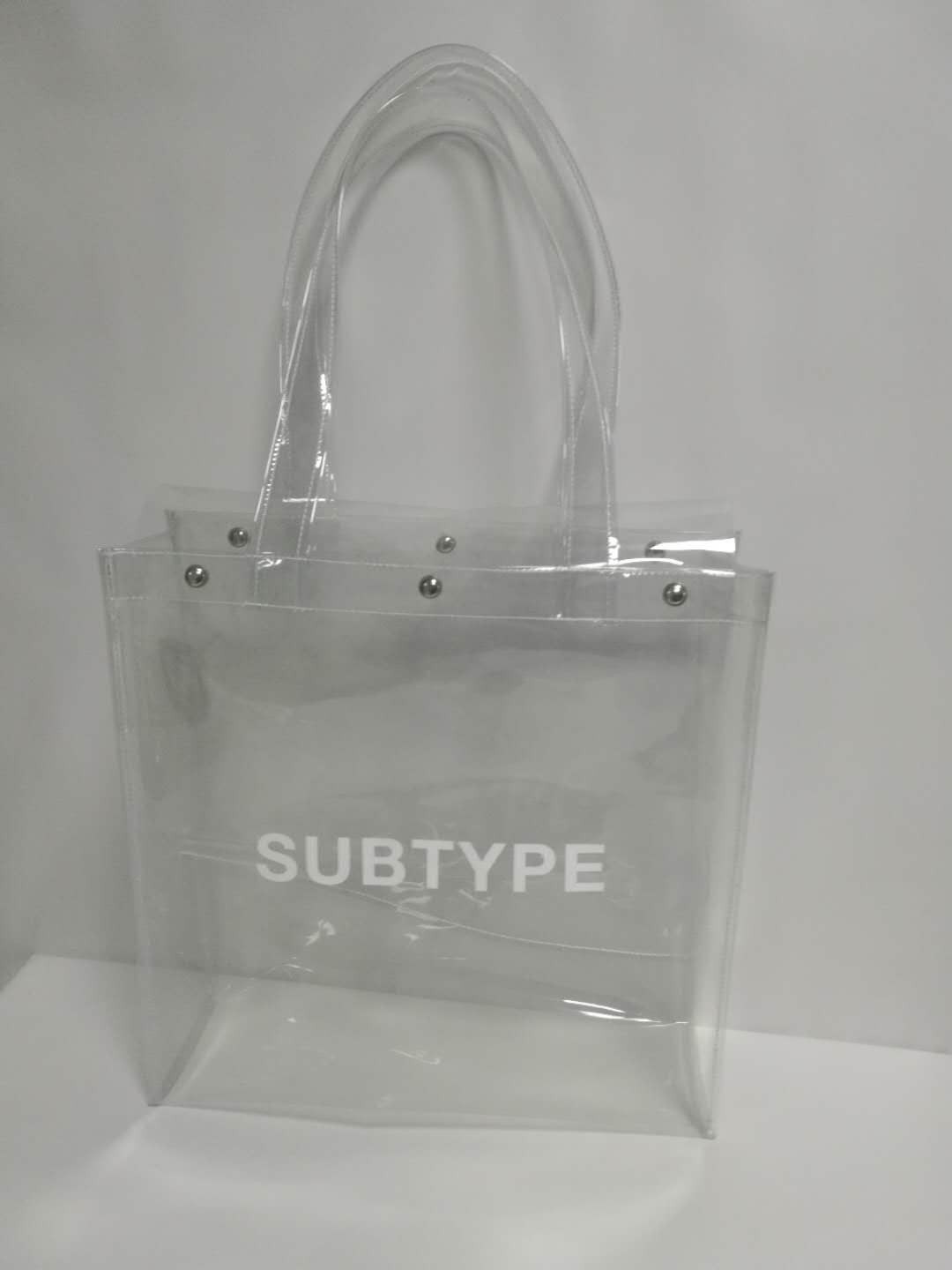 Transparent printing bag environmental protection bag custom handbag