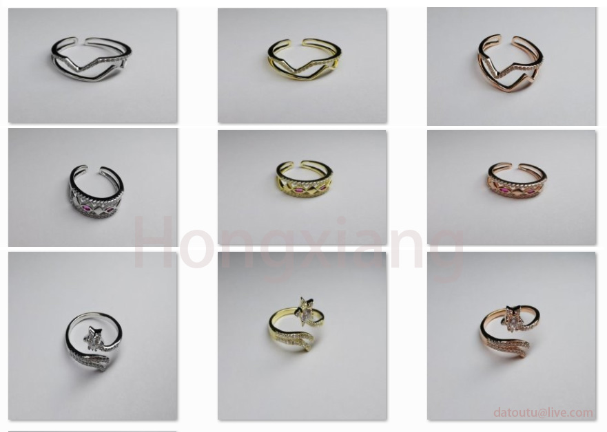 Simple Design Ring 925 Sterling Silver Couple Ring