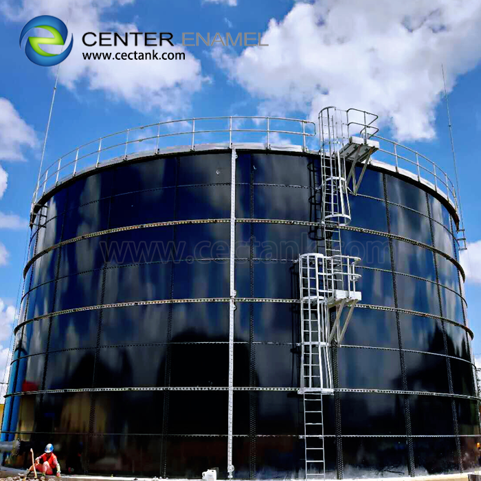 Customized Glass Fused To Steel Anaerobic Digester Tank With Super Corrosion Resistance