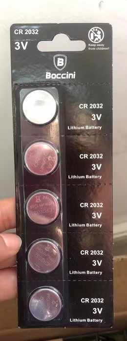 Lithium Battery CR2032 3V, button cell batteries