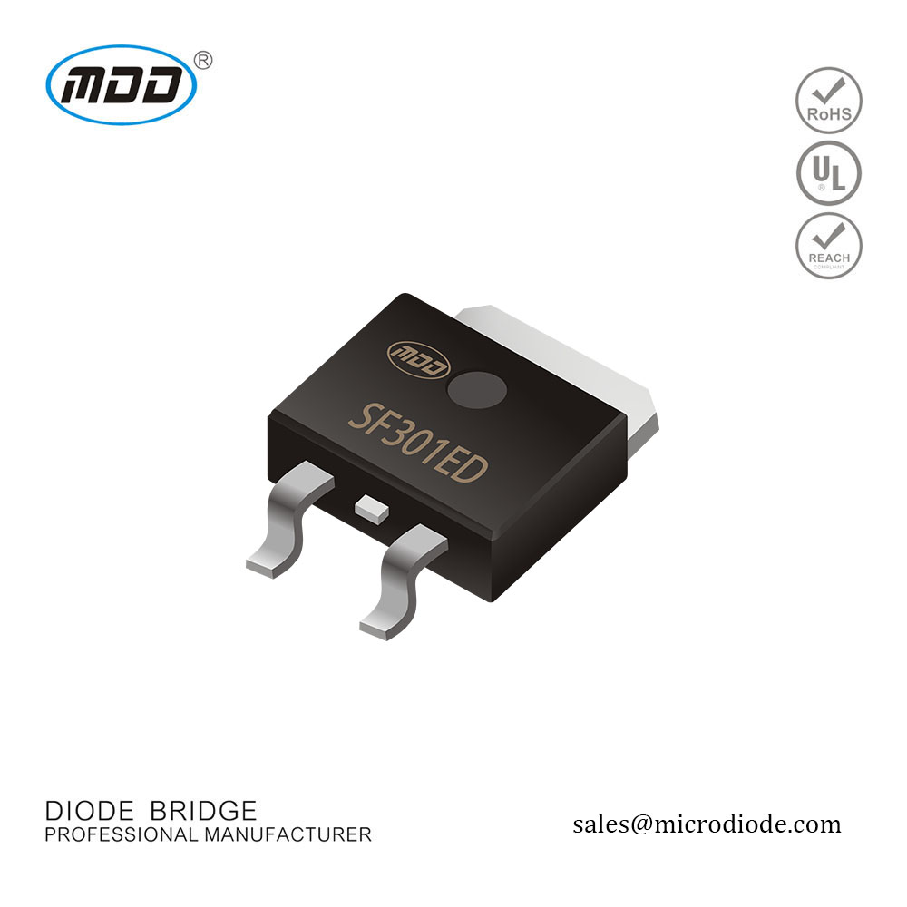 O-252 TO-251 Low Forward Voltage Drop Super Fast Rectifiers Diode 3A 600V  Replace TO-220/R-6/DO-201AD