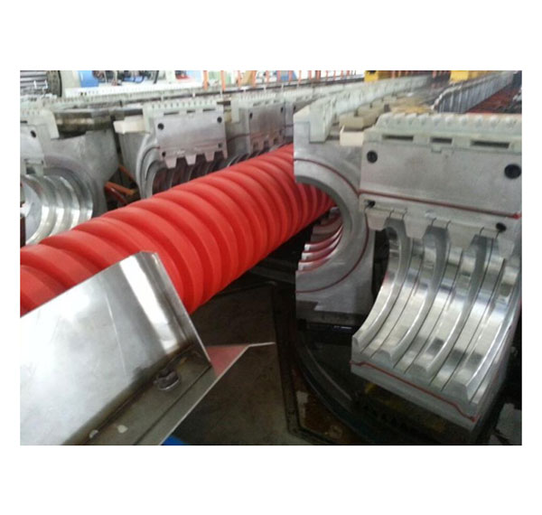 PE PVC Single / Double wall corrugation pipe production line