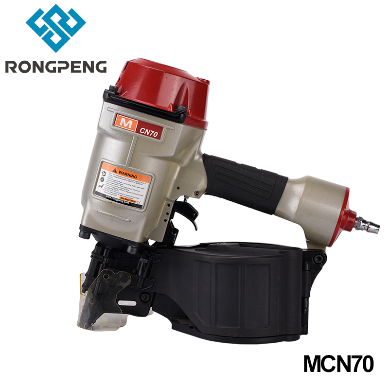 RONGPENG Air Nail Gun Coil Pallet Nailer Pneumatic Nailer MCN70