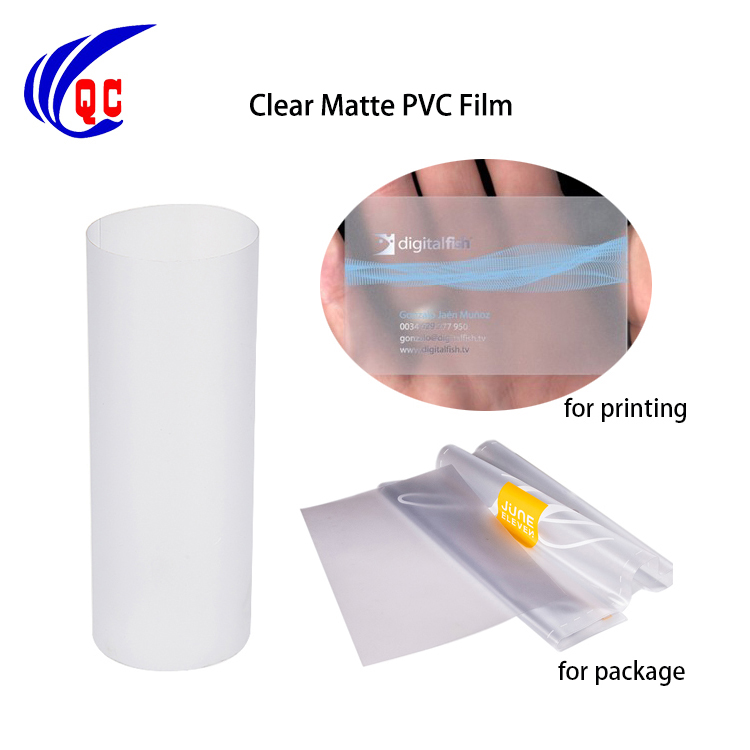 Clear Matte PVC Rigid Film