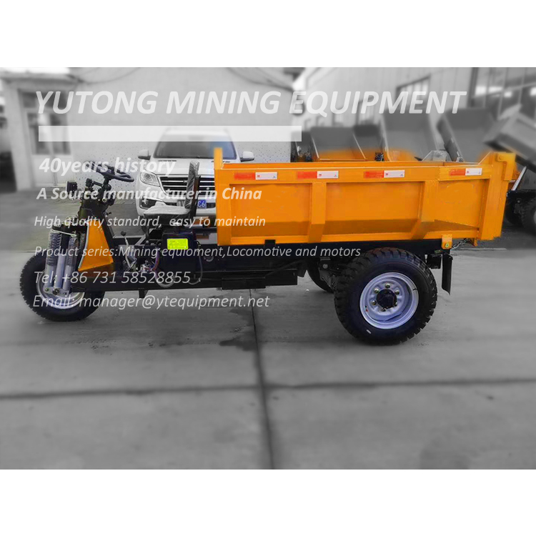 Mining Electric Tricycle with 2 Ton Capacity