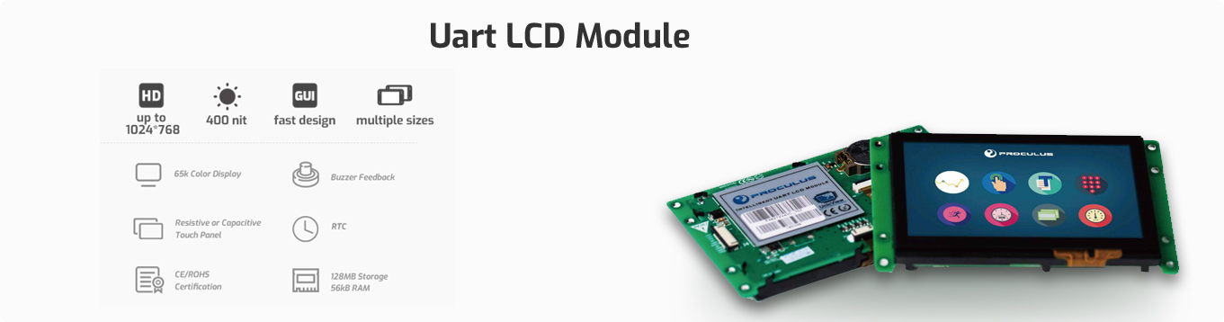 Intelligent Uart & Android LCD Modules