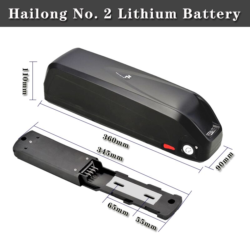 48v haillong battery ebike 48V 17.5AH Hailong case battery pack