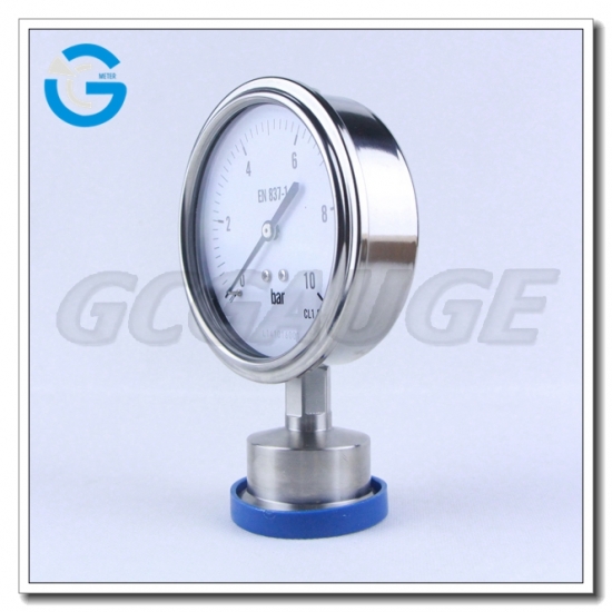 High Quality all Stainless Steel Sanitary Diaphragm Pressure Gauge
