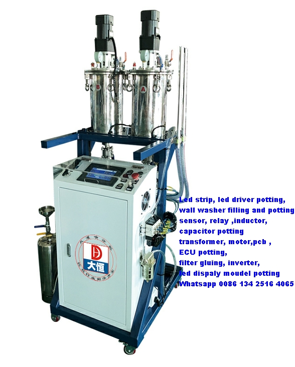 Mixing and pouring systems Mixing and pouring systems for pouring material