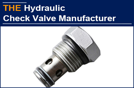 The Original Manufacturer is Unable to Replenish Within 30 Days, and AAK Finished the Order of Hydraulic Check Valve in 10 Days