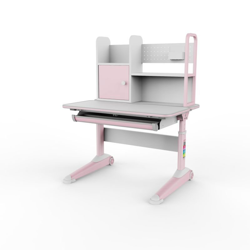 Sihoo H6B Ergonomic Compact Light Pink Children's Wooden Desk with Drawers for Small Spaces