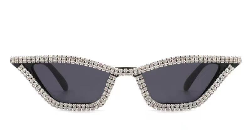 women small cat eye sunglasses lady black 2022 sun glasses