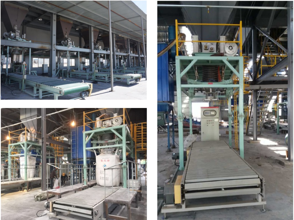 Nitrogen Phosphate bagging machine Automated Bagging Line Fully Automatic Packing Palletizing Line, Fully Automatic Packing Line, Fully Automatic Bagging Line, Fully Automatic filling and packaging li