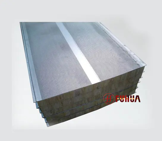 Muffler color steel panel