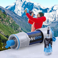 0.01 Microns Ultra Filtration Personal Water Filter Straw Tube for Outdoor Camping Traveling Hiking Emergency