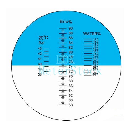 58-90%Brix/honey refractometer RHB-90ATC