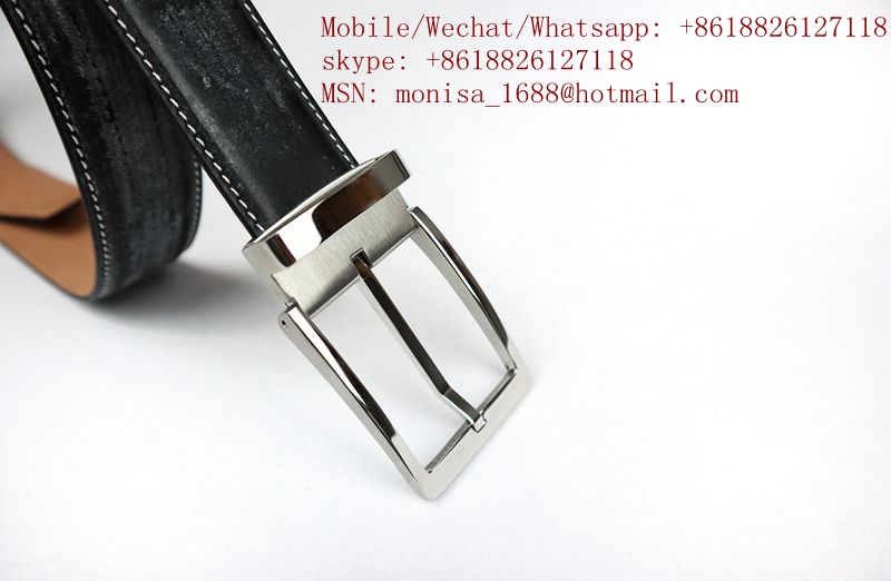 Monisa British THOMAS WARE&SONS LTD Horse Rein Leather Stainless Steel Pin Buckle Men's Leather Belt