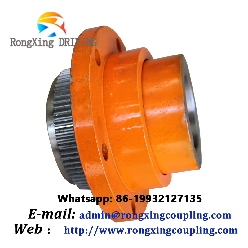  Cast Iron Flexible Pin Rubber Elastic Shaft Coupling with flange straight bore FCL 140 FCL 280