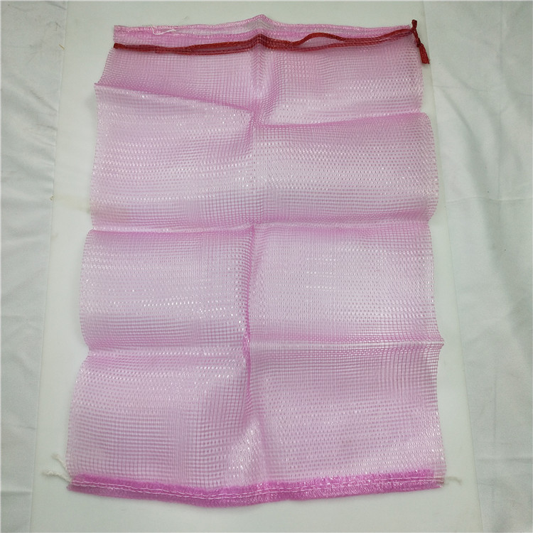 PP PE розовый цвет пластиковый трубчатый сетчатый мешок перевивочной сетки лук картофельный пакет сетчатый мешок для Мексики