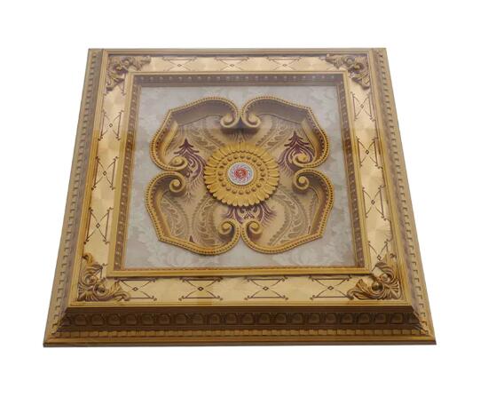 HIGH-END EUROPEAN STYLE 60CM SQUARE PS ARTISTIC CEILING