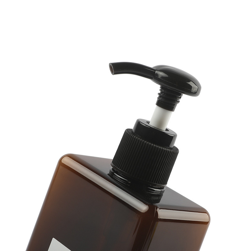 100ml PETG Square Plastic Pump Bottle for Emulsion, Shampoo and Face Wash