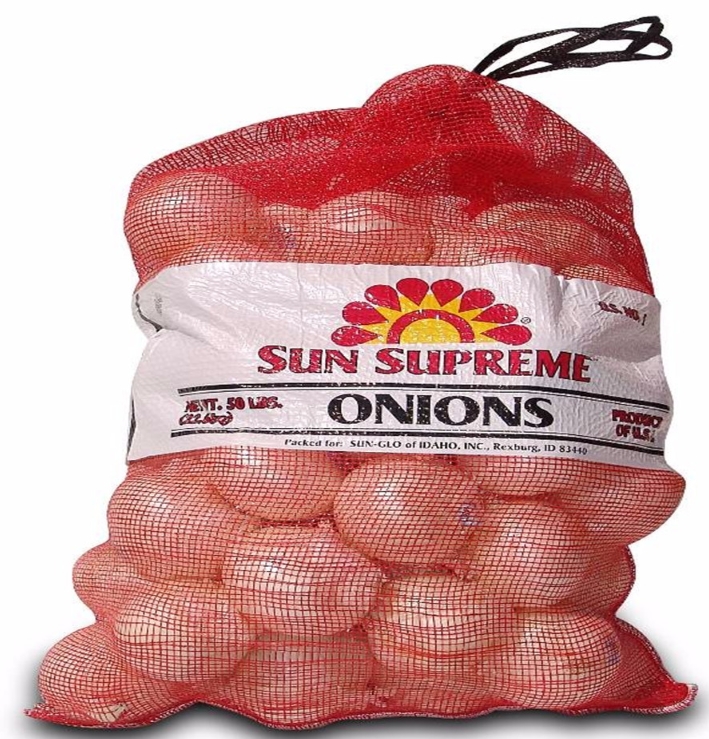 Wholesale Mesh Onion Bags / mesh net bag for onions