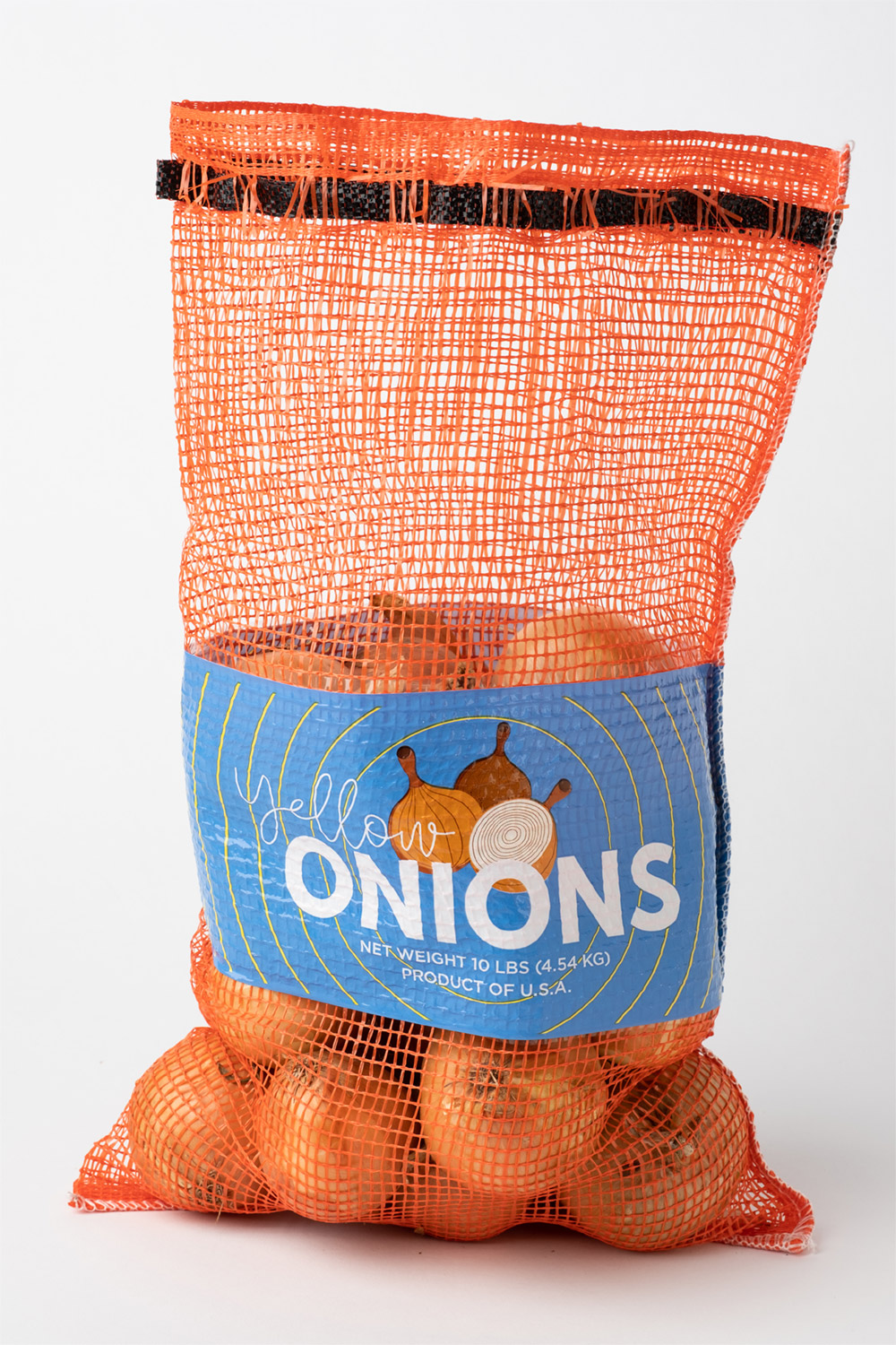 Onion Bags and Potato Bags Sacks of PP Leno Mesh Bags with Label