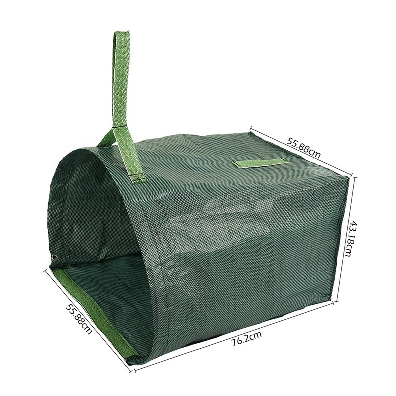 PP Plastic Lawn Garden Waste Bag/Reusable Yard Waste Bags with Handles