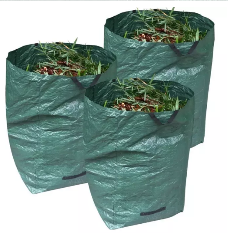 Садовая сумка из ПП или ПЭ зеленого цвета для европейского рынка по индивидуальному заказу